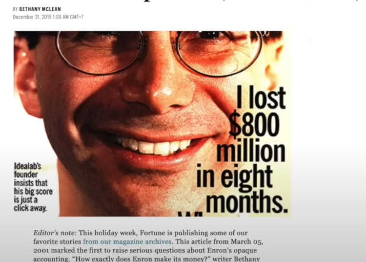 Enron – Vụ Lừa Đảo Tài Chính Lớn Nhất Mọi Thời Đại